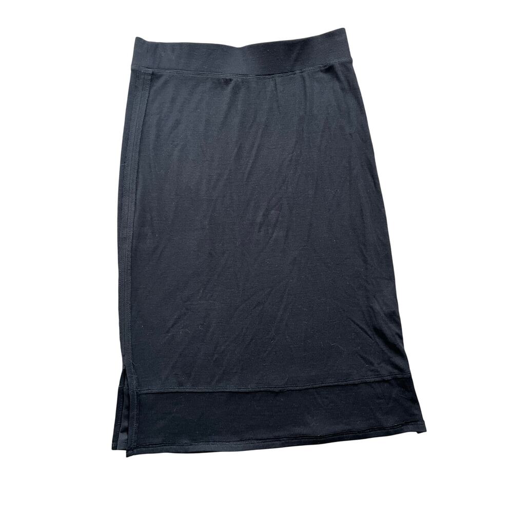 VIMMIA Black Knee Length Lightweight Skirt Sz M